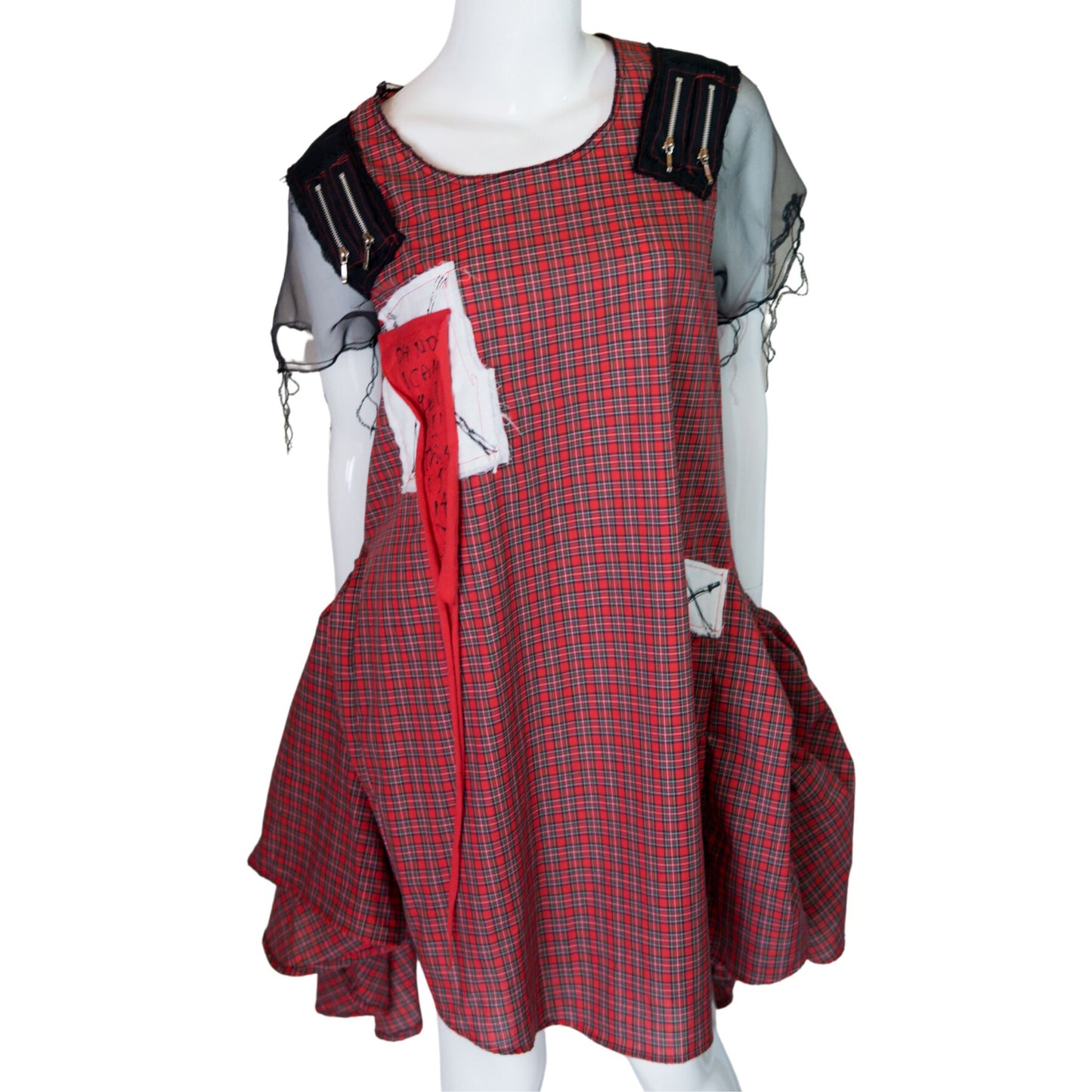 New Tokyo Punk Fashion ! Handmade Light Weight Pullover Dress