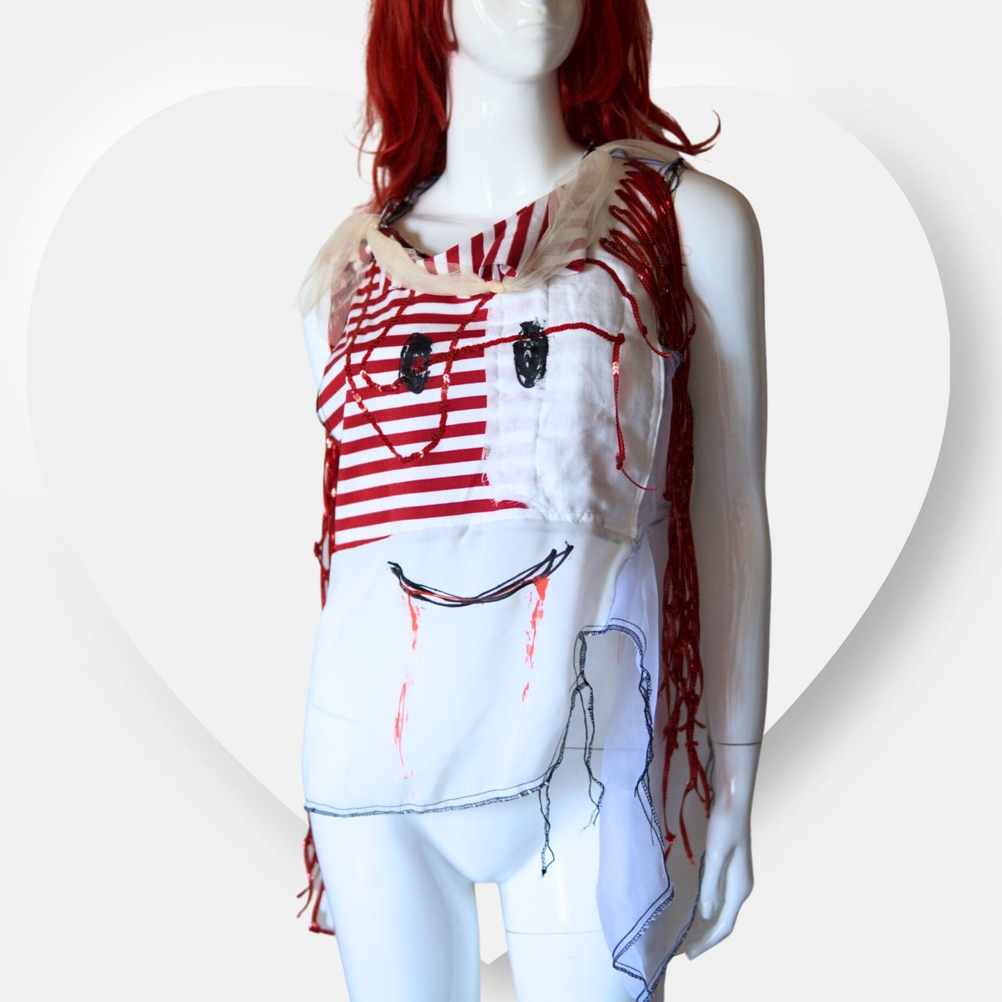 He he he!!!Big Smile Sleeveless pullover tops handmade