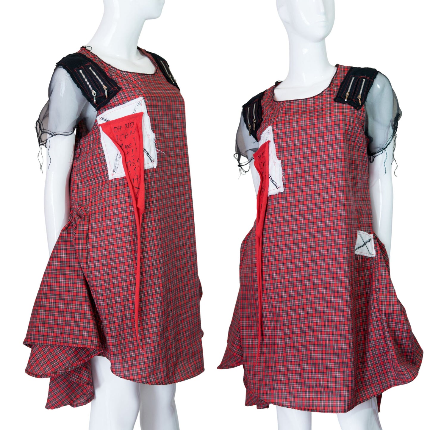 New Tokyo Punk Fashion ! Handmade Light Weight Pullover Dress