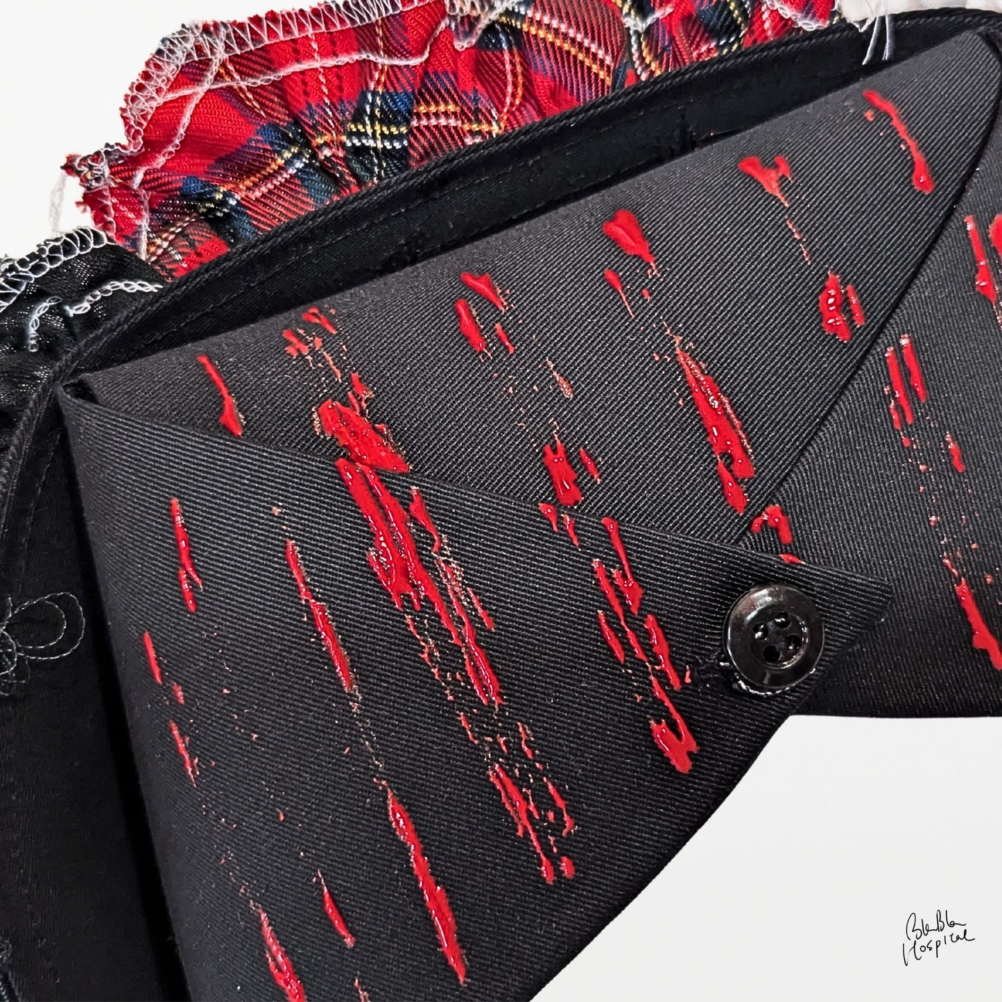 BLACK NURSE CAP |Intuitive Frill