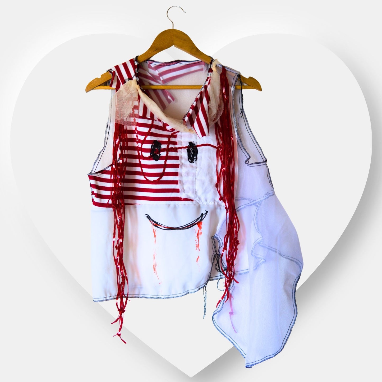 He he he!!!Big Smile Sleeveless pullover tops handmade