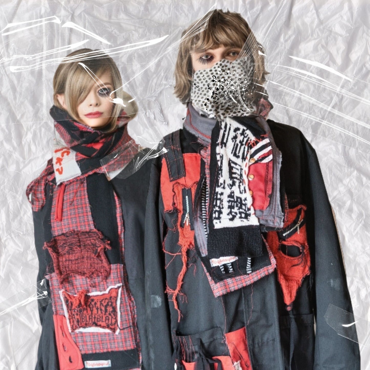 Blabla Punk Scarf Collection Handmade In Tokyo : Please pick a design! 【152cm】