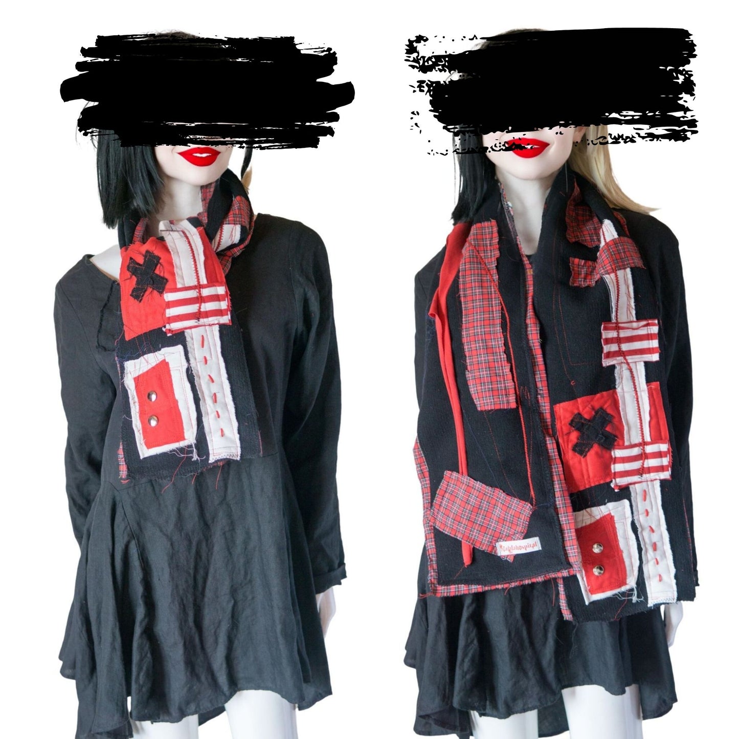 Blabla  Punk Scarf Collection Handmade In Tokyo : Please pick a design!　【152ｃｍ】