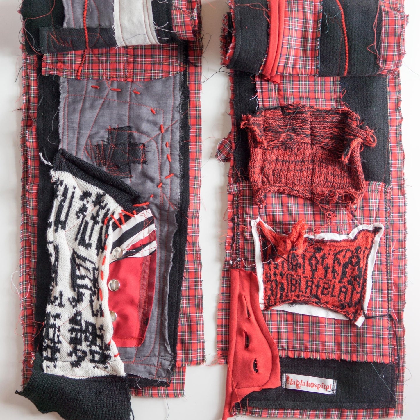 Blabla Punk Scarf Collection Handmade In Tokyo : Please pick a design! 【152cm】