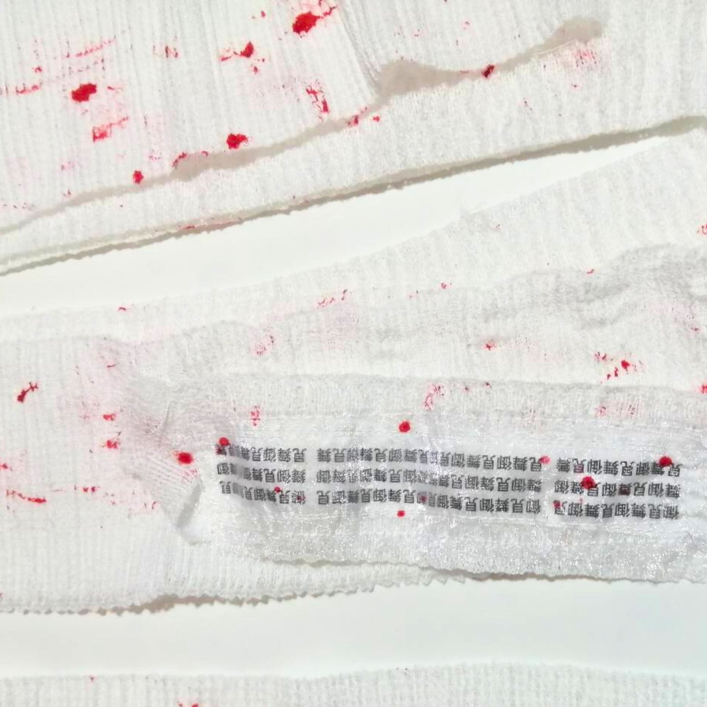 【50cm ish】Bandage Ribbon Hair Ties Yamikawa J Fashion Sweet Sickness Style Set of Two Bloody Long! haha