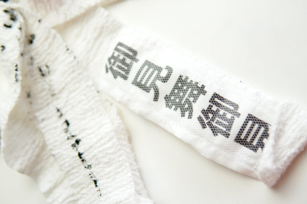Schwarze Farbe Bandage Band Haargummis