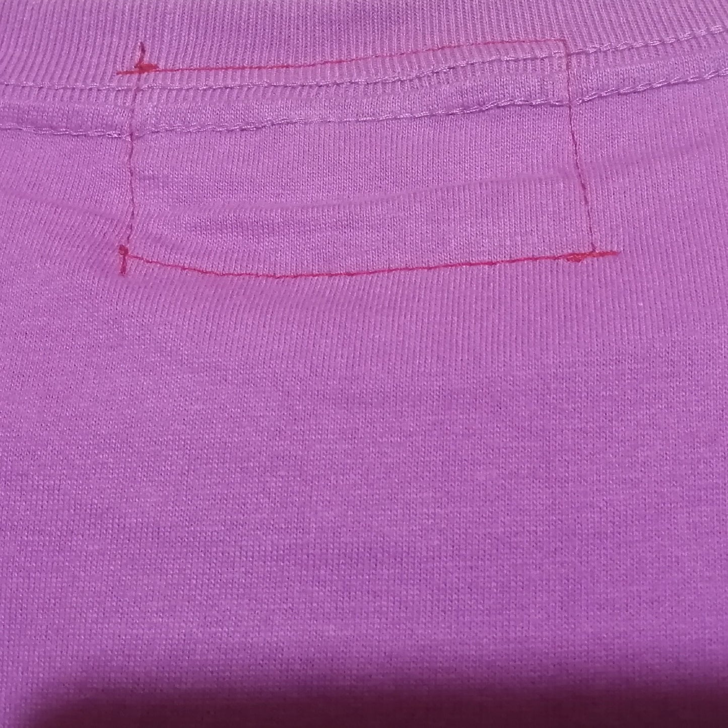 White Lace Ribbon x Cross paint Light Purple T-shirt