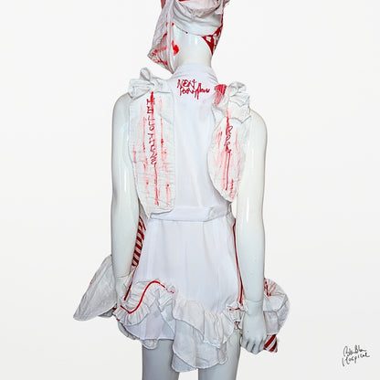 BLABLA Nurse | “Omimai” Gauze Frill Detail Dress