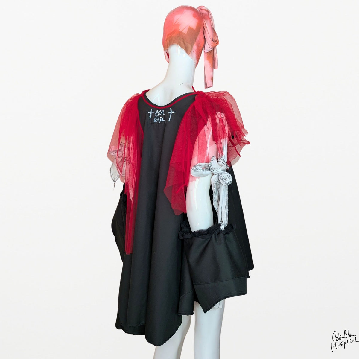 Abstract Microscope | Cape-style Dress