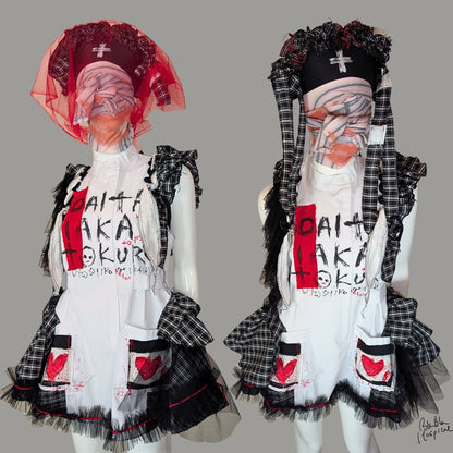 BLABLA Nurse | Black & White Check