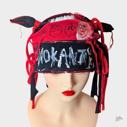 Heart No.012 | Red and Black Head Piece