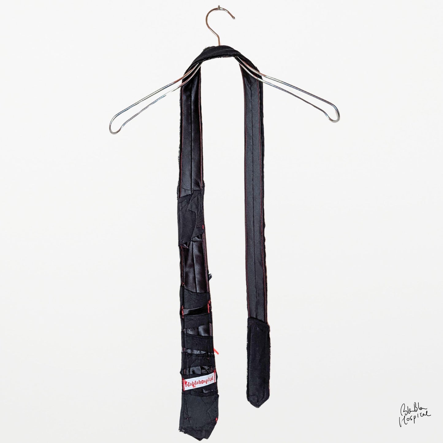 Black Gauze Layer Tie