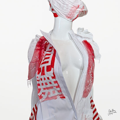 BLABLA Nurse | “Omimai” Gauze Frill Detail Dress