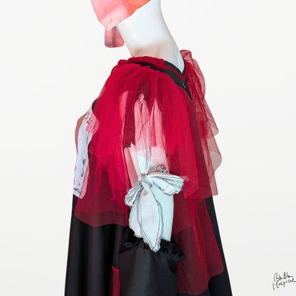 Abstract Microscope | Cape-style Dress
