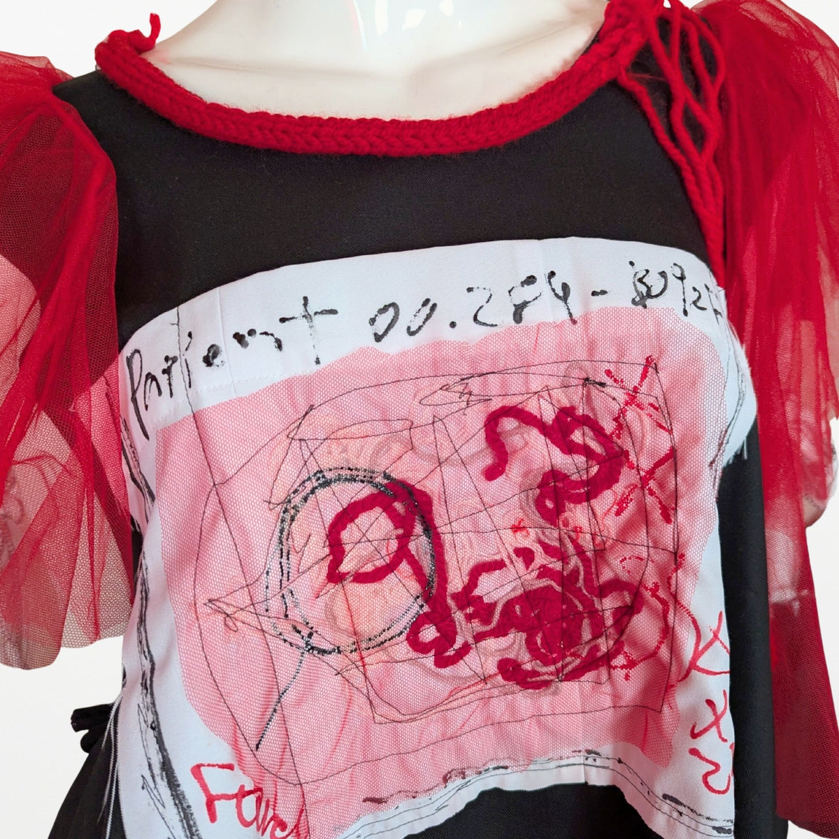 Abstract Microscope | Cape-style Dress