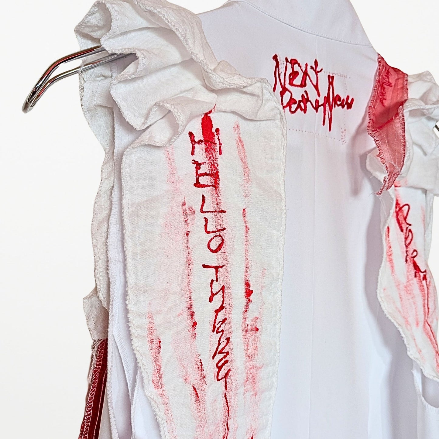 BLABLA Nurse | “Omimai” Gauze Frill Detail Dress