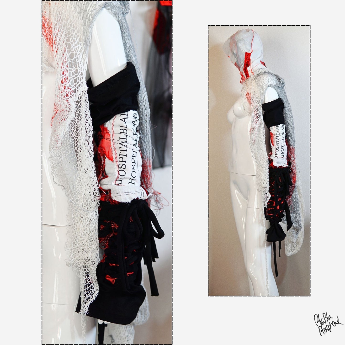 Super Long Length Original Knit patch Arm cover *Sold individually