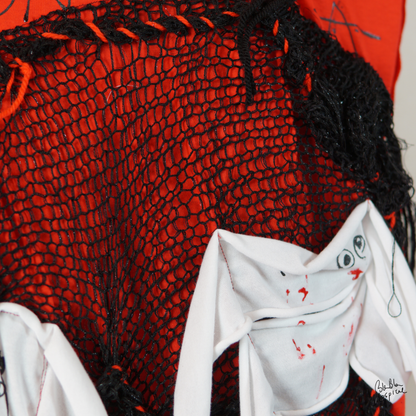 Carry the Whole Blabla World 00.4 | Improvised Knit Work - Art Tote Bag