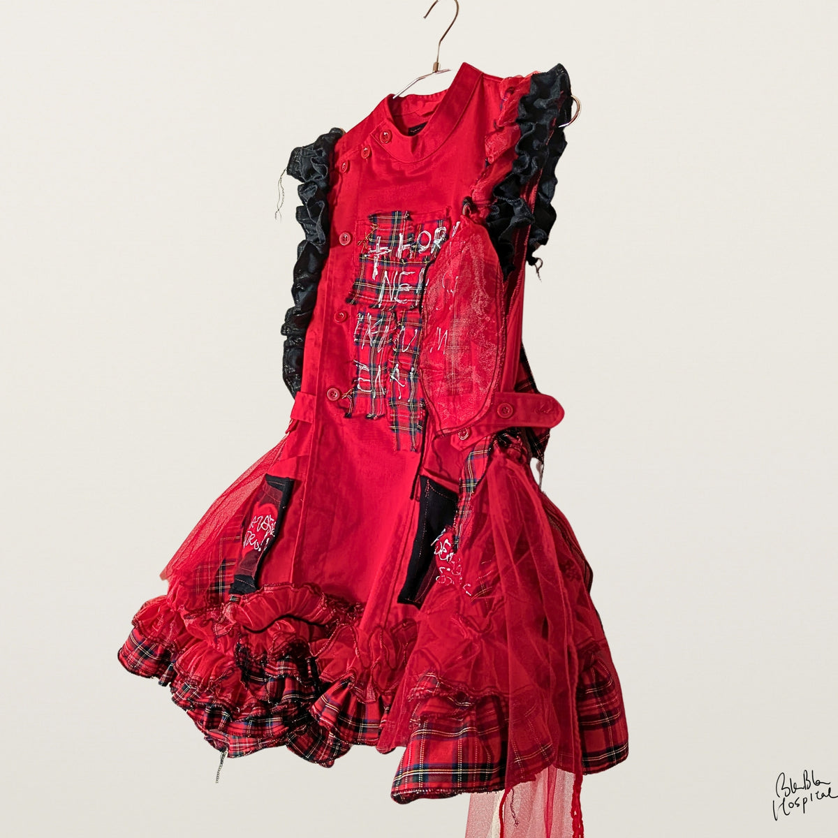 BLABLA NURSE | Red Sleeveless Dress