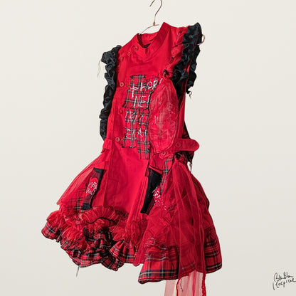 BLABLA NURSE | Red Sleeveless Dress
