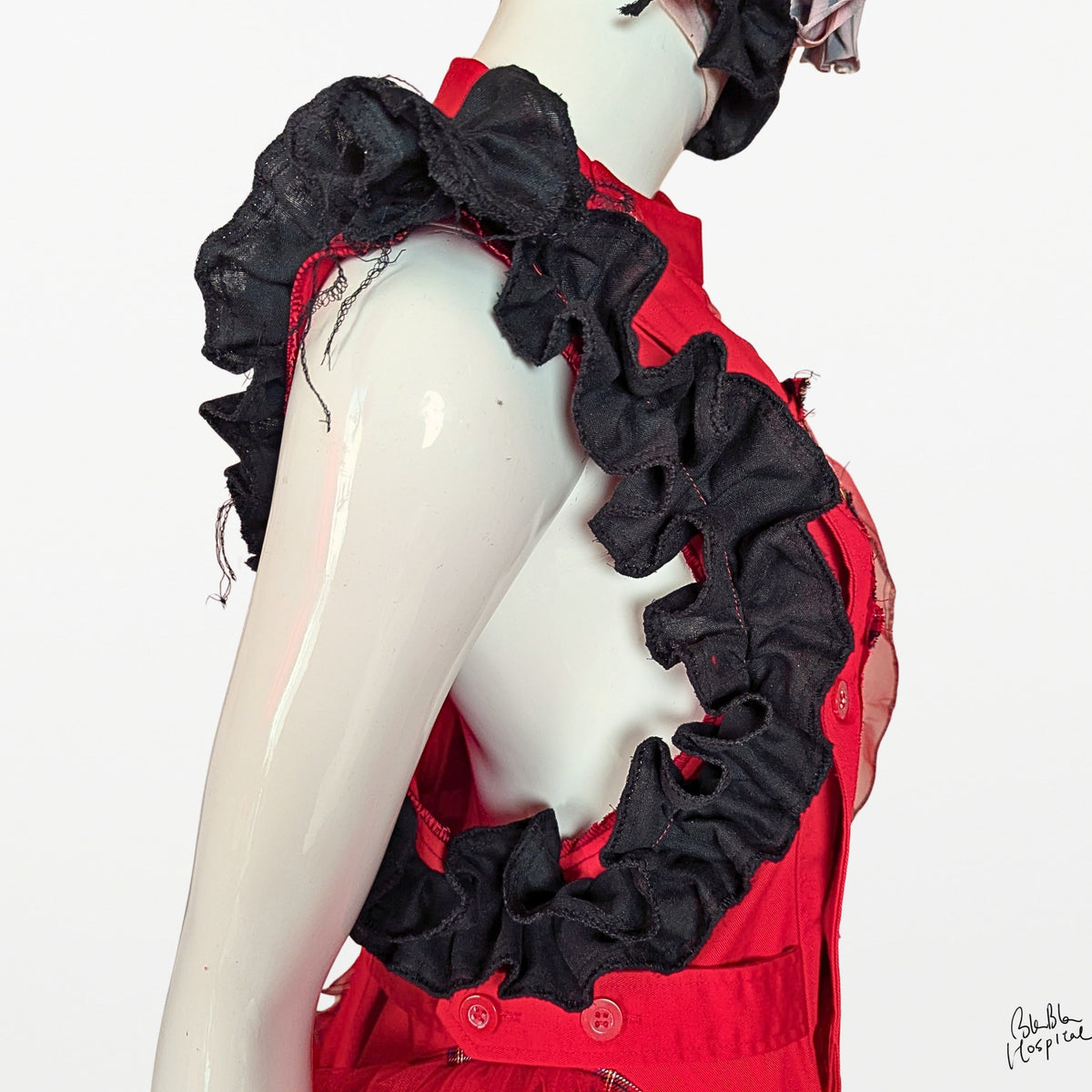 BLABLA NURSE | Red Sleeveless Dress