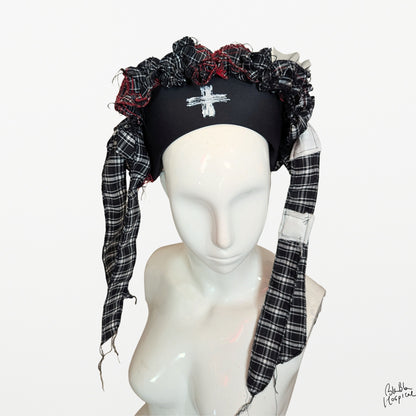 Black ＆ White Check | Nurse Cap