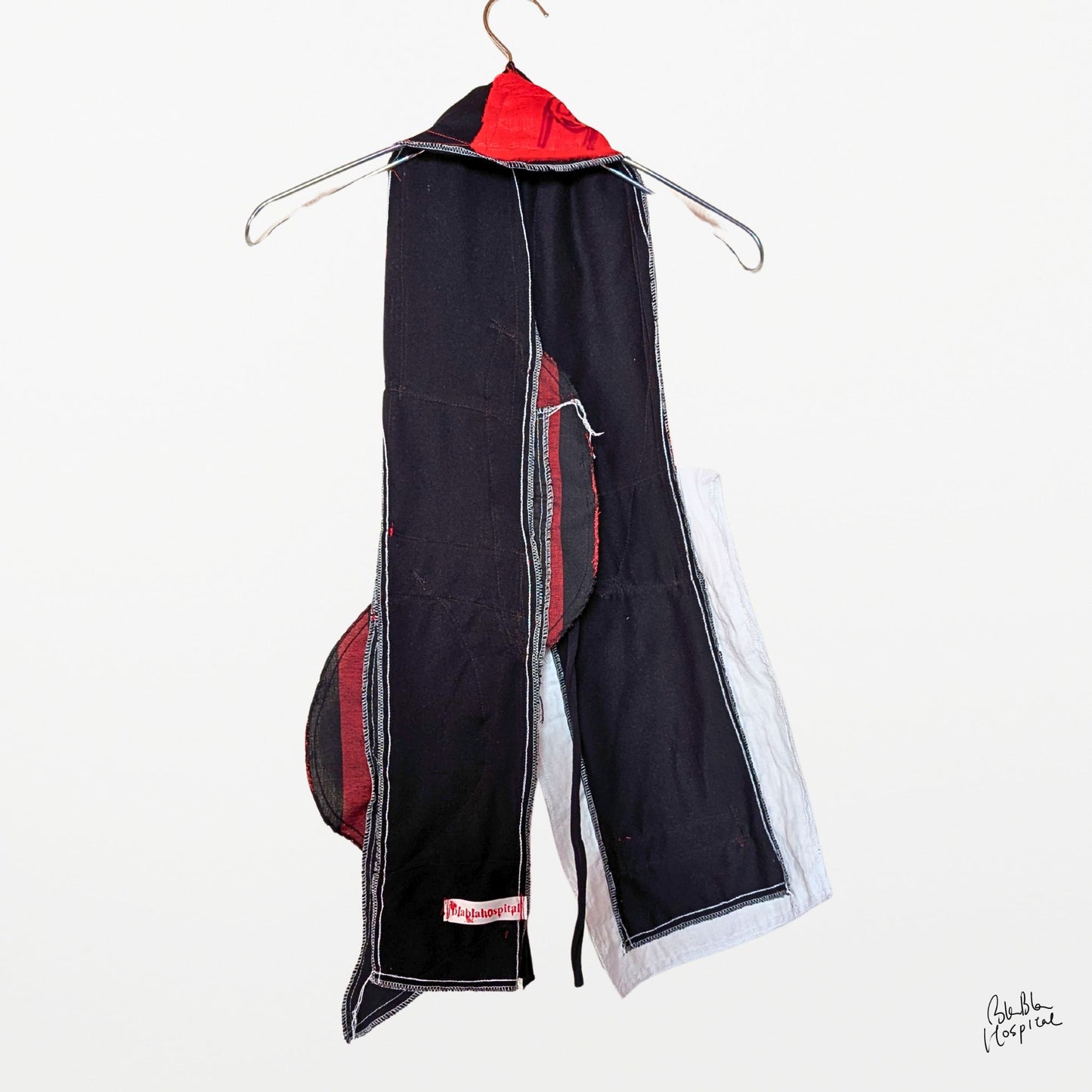 Hand-Drawn Face Scarf