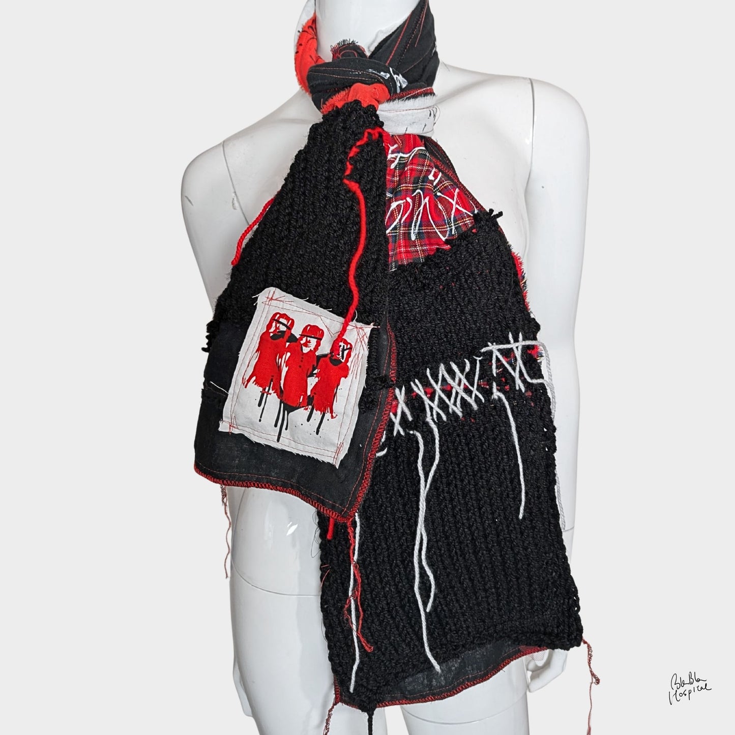 Heart No.013 | Long Double Gauze Wrap – 220 cm