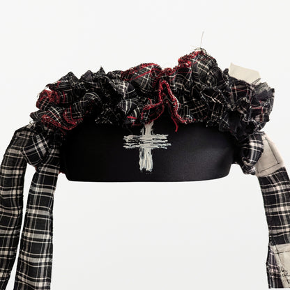Black ＆ White Check | Nurse Cap