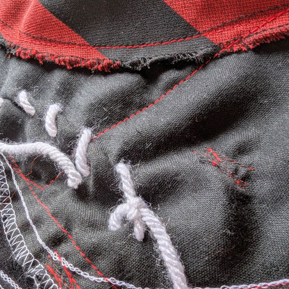 Hand-Drawn Face Scarf
