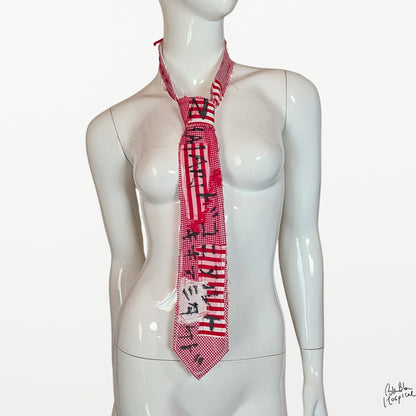 Red & White Clash | Tie