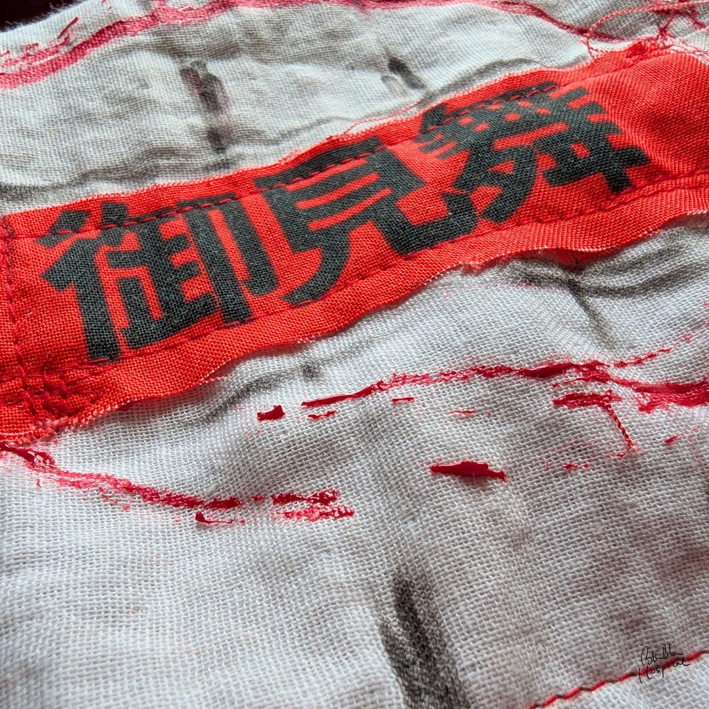 Hand-Drawn Face Scarf