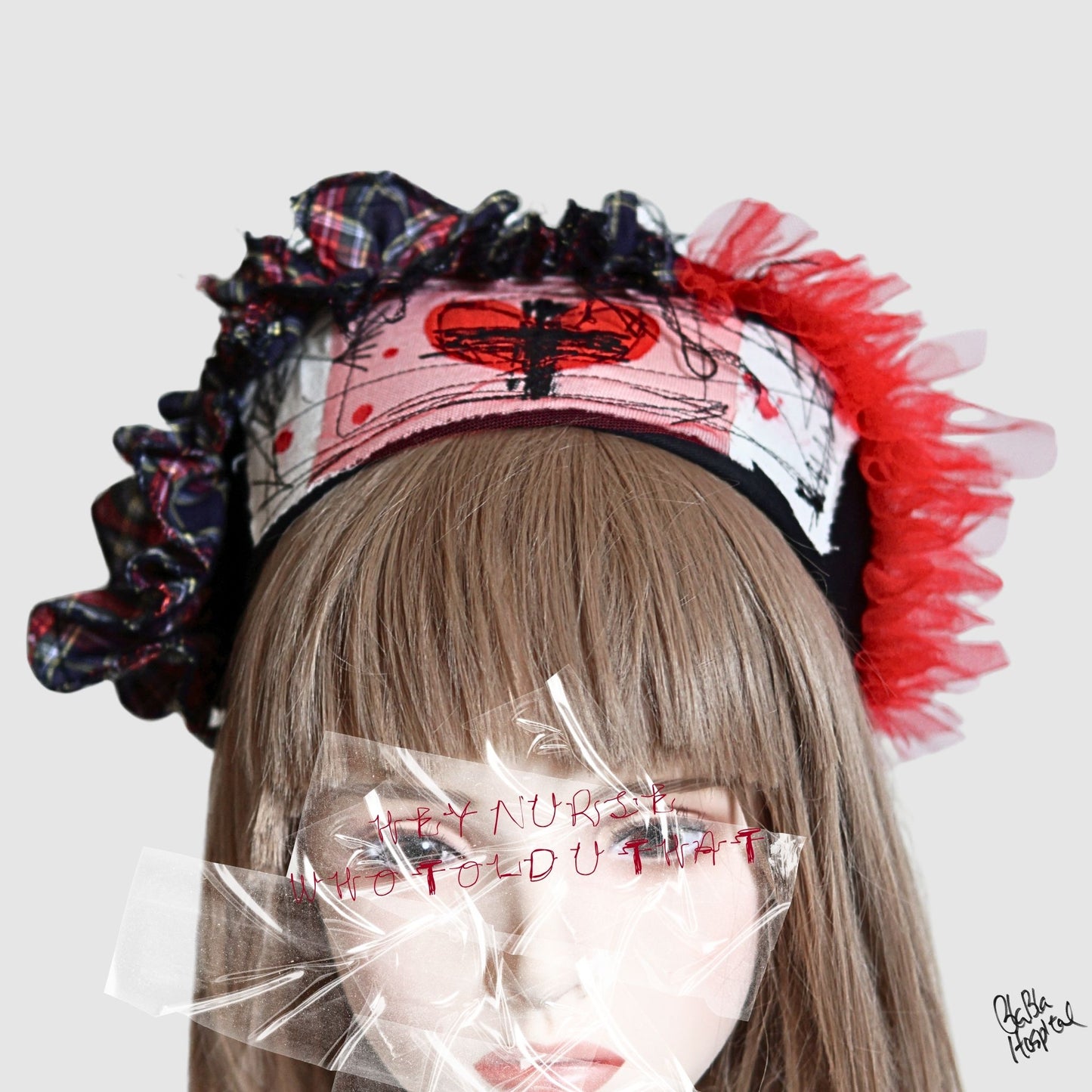 Instinctive frill – Black Nurse Cap