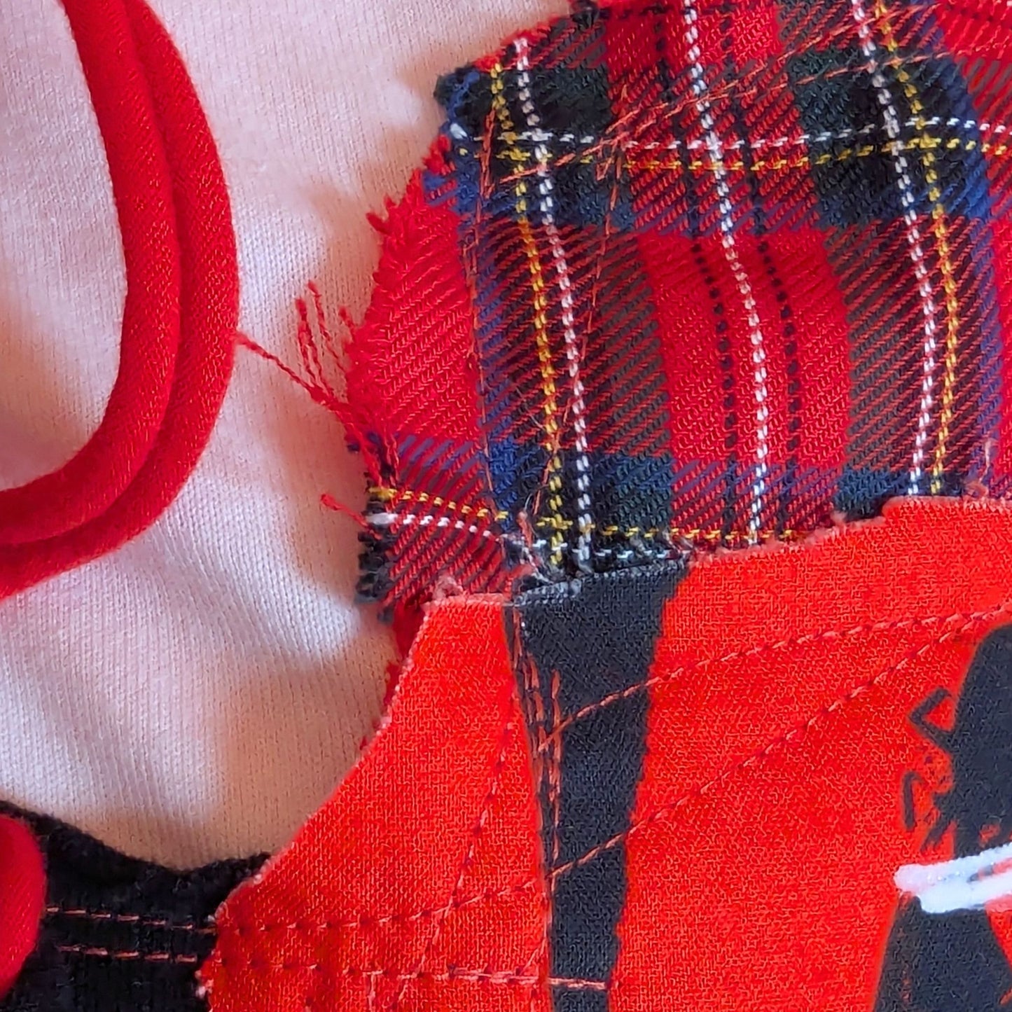 Red Air - No.01 | Red Sheer Organza Top  – Layering Piece