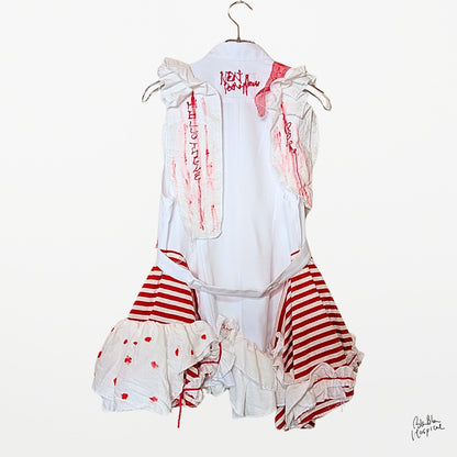 BLABLA Nurse | “Omimai” Gauze Frill Detail Dress