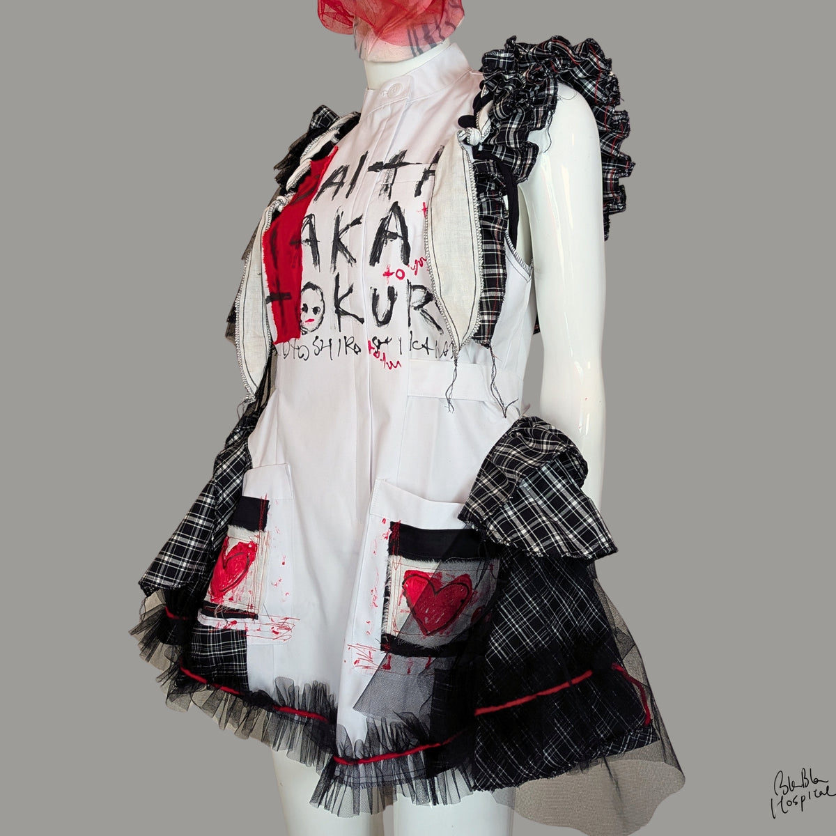 BLABLA Nurse | Black & White Check