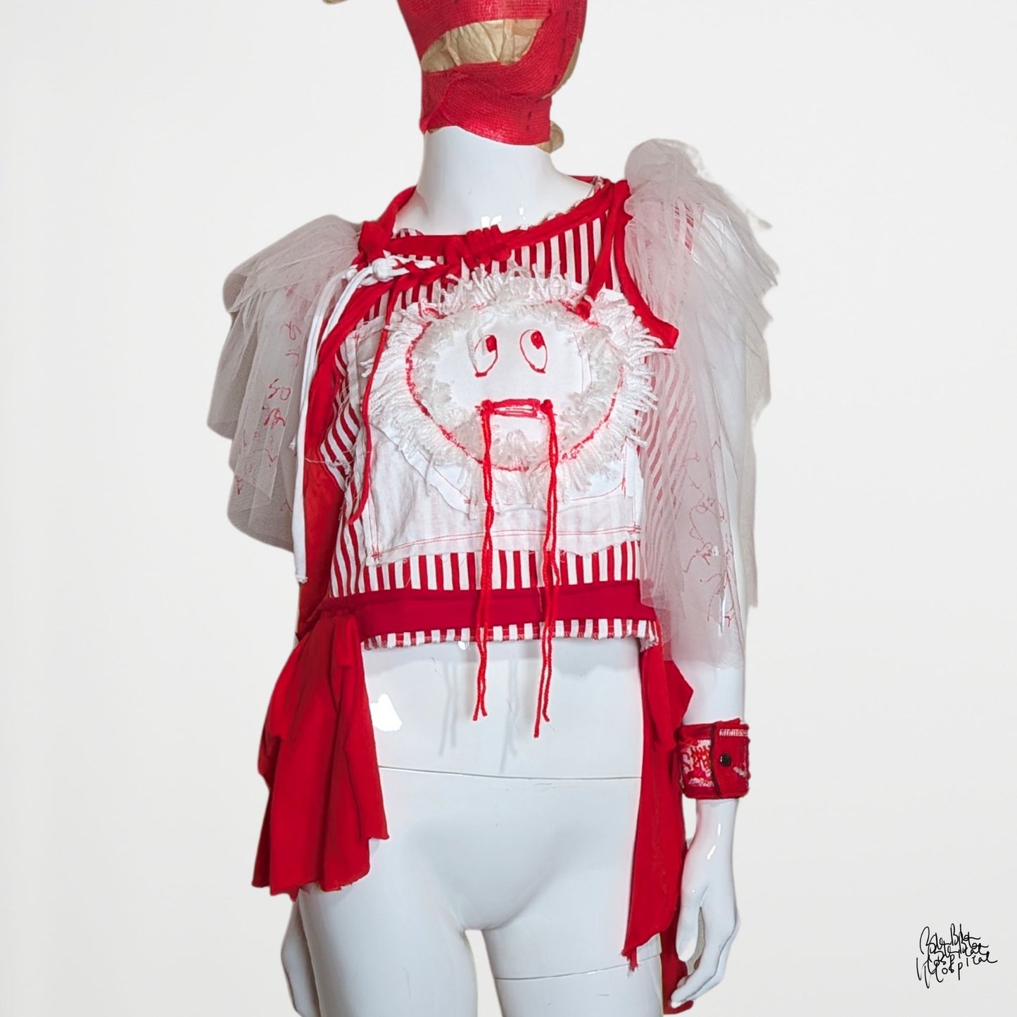 Sleeveless Top -  Stripey memory