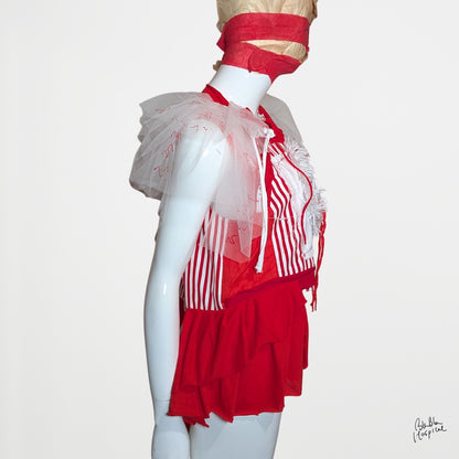 Sleeveless Top -  Stripey memory