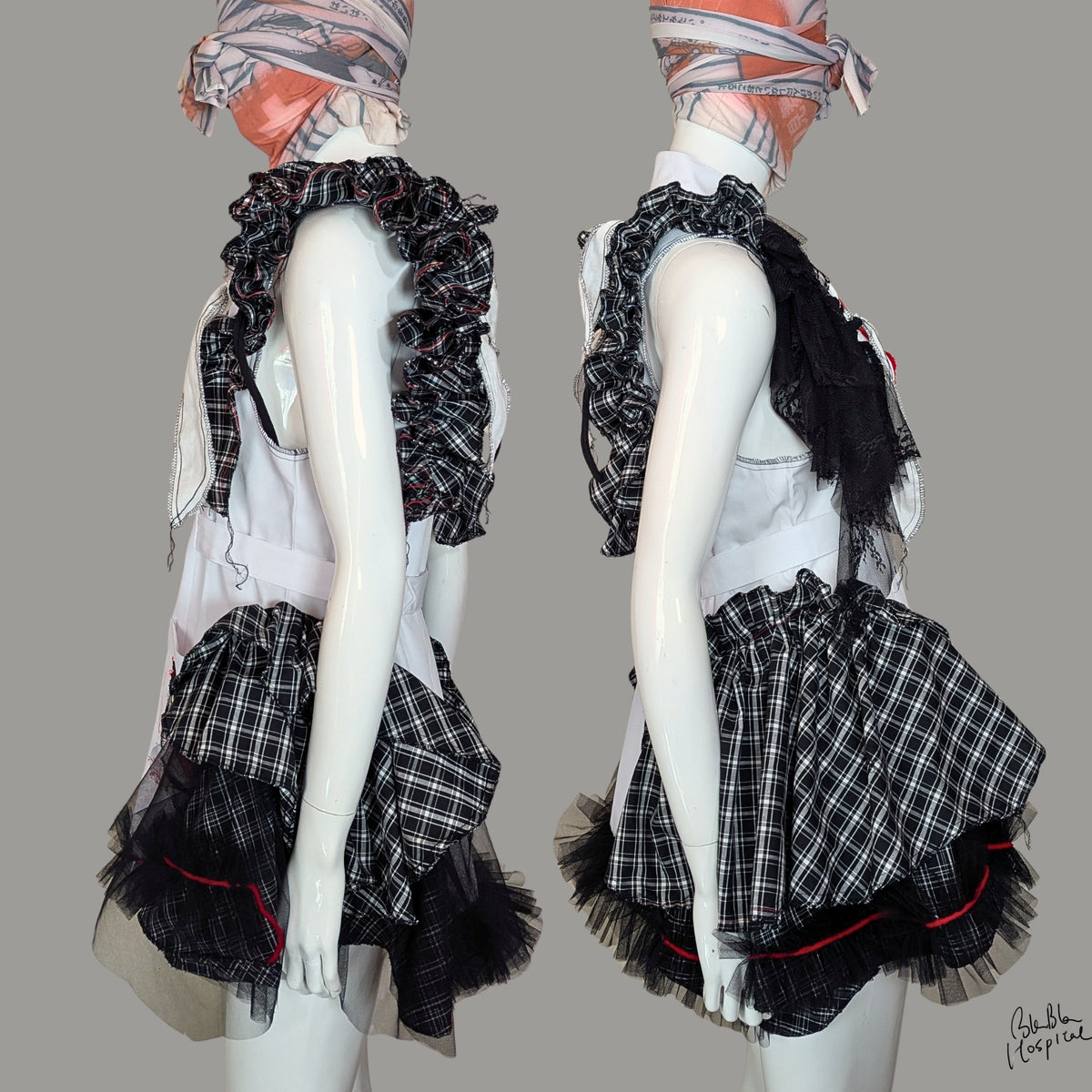 BLABLA Nurse | Black & White Check