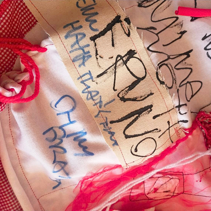 Carry the whole Blabla world 00.1 | 赤白ギンガム　Artトートバッグ