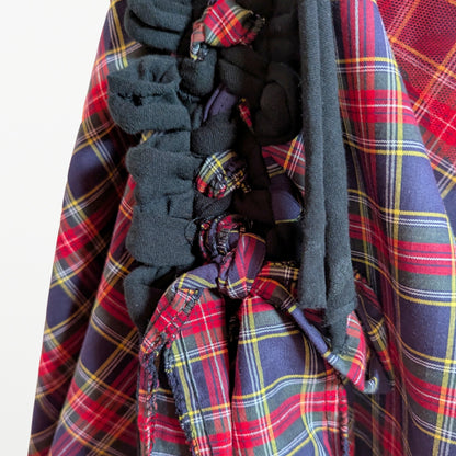ART CURTAIN | Navy Check Sleeveless Top