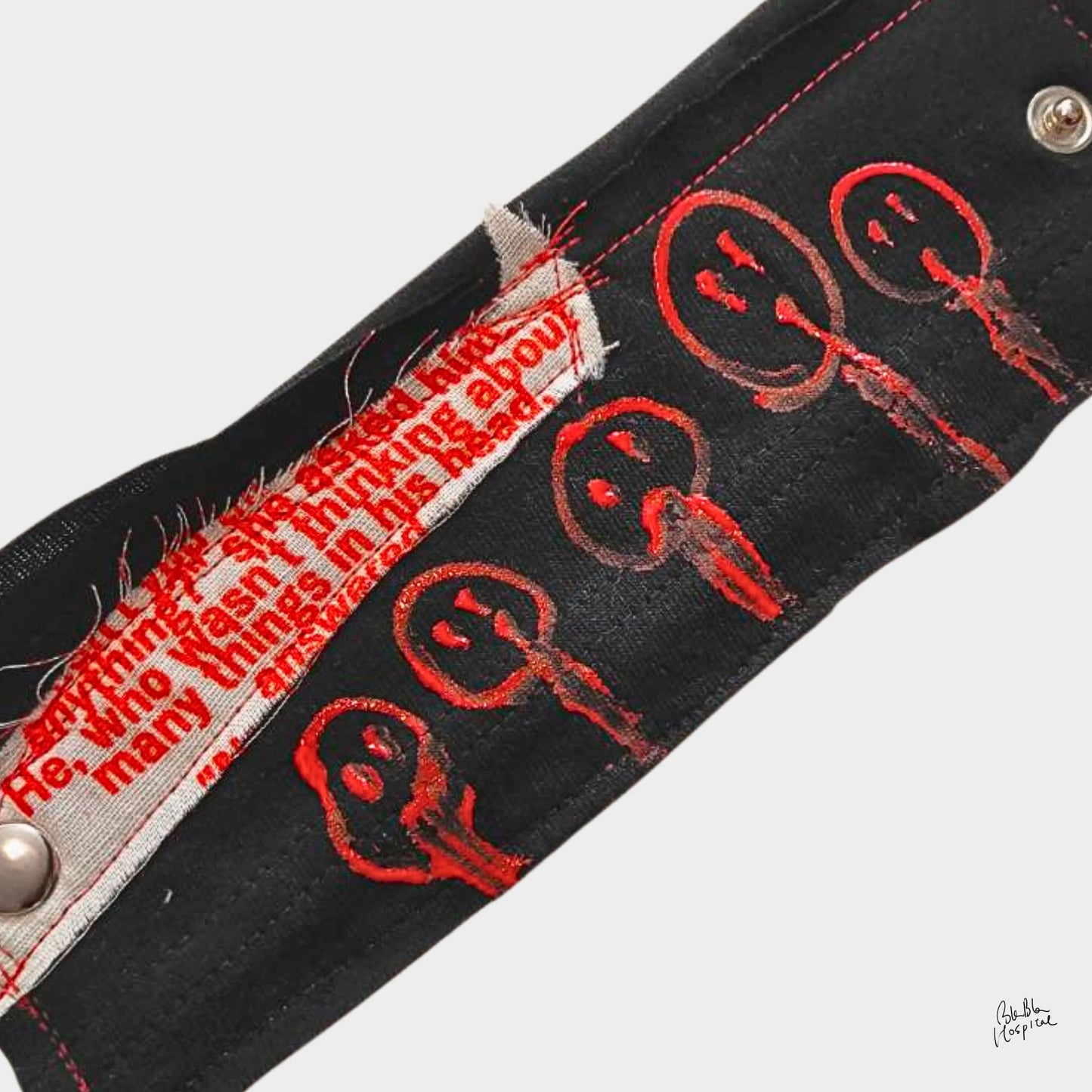 Twinmood Wristband Collection | Black with Red