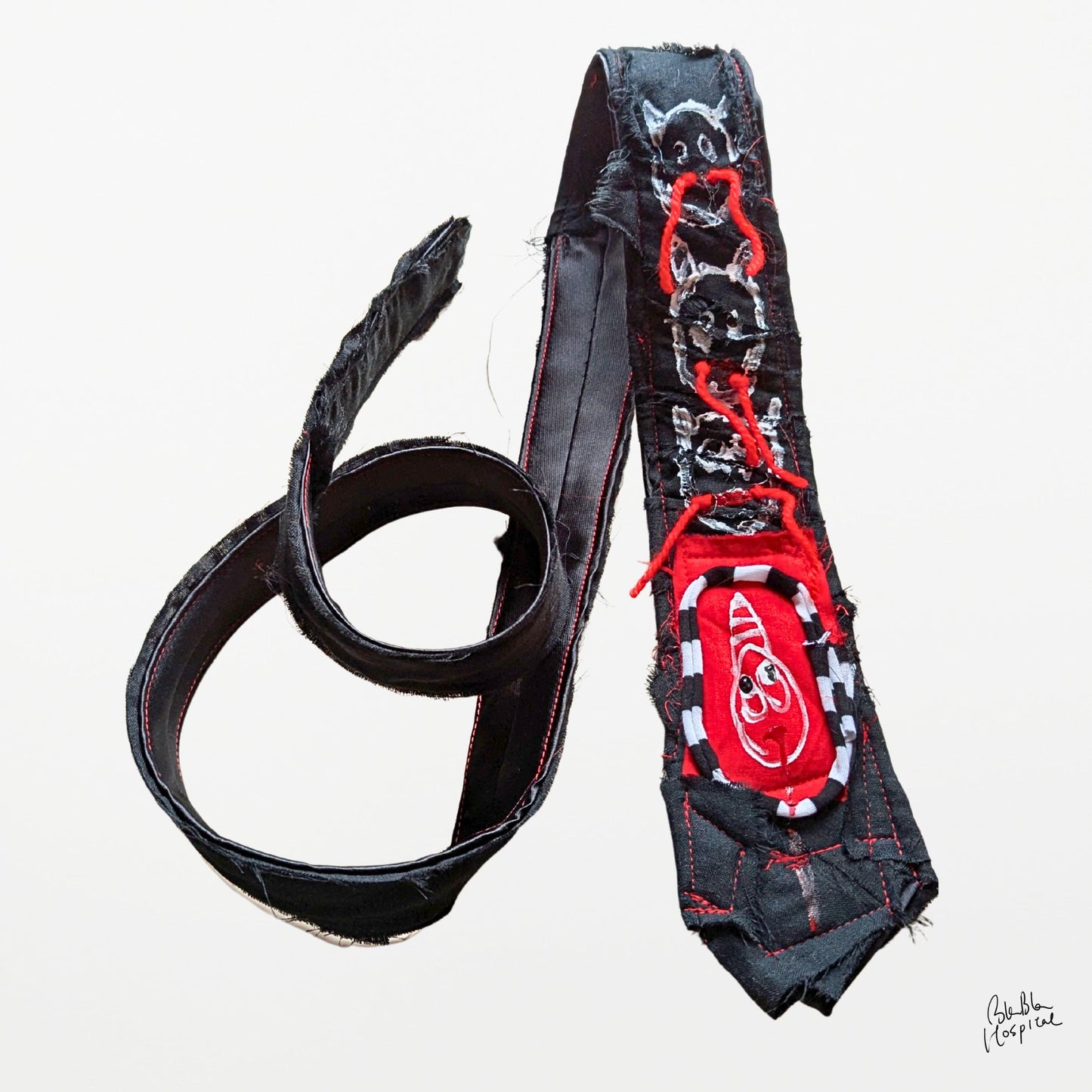 Black Gauze Layer Tie