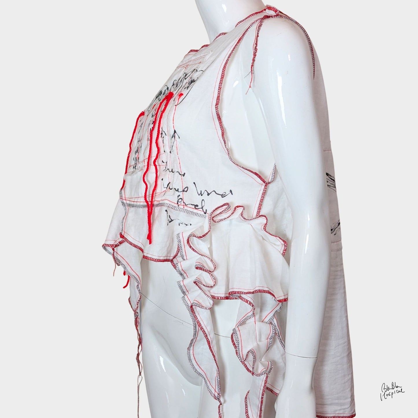 White Ward – No.03 |  Faces Double Gauze Sleeveless Top