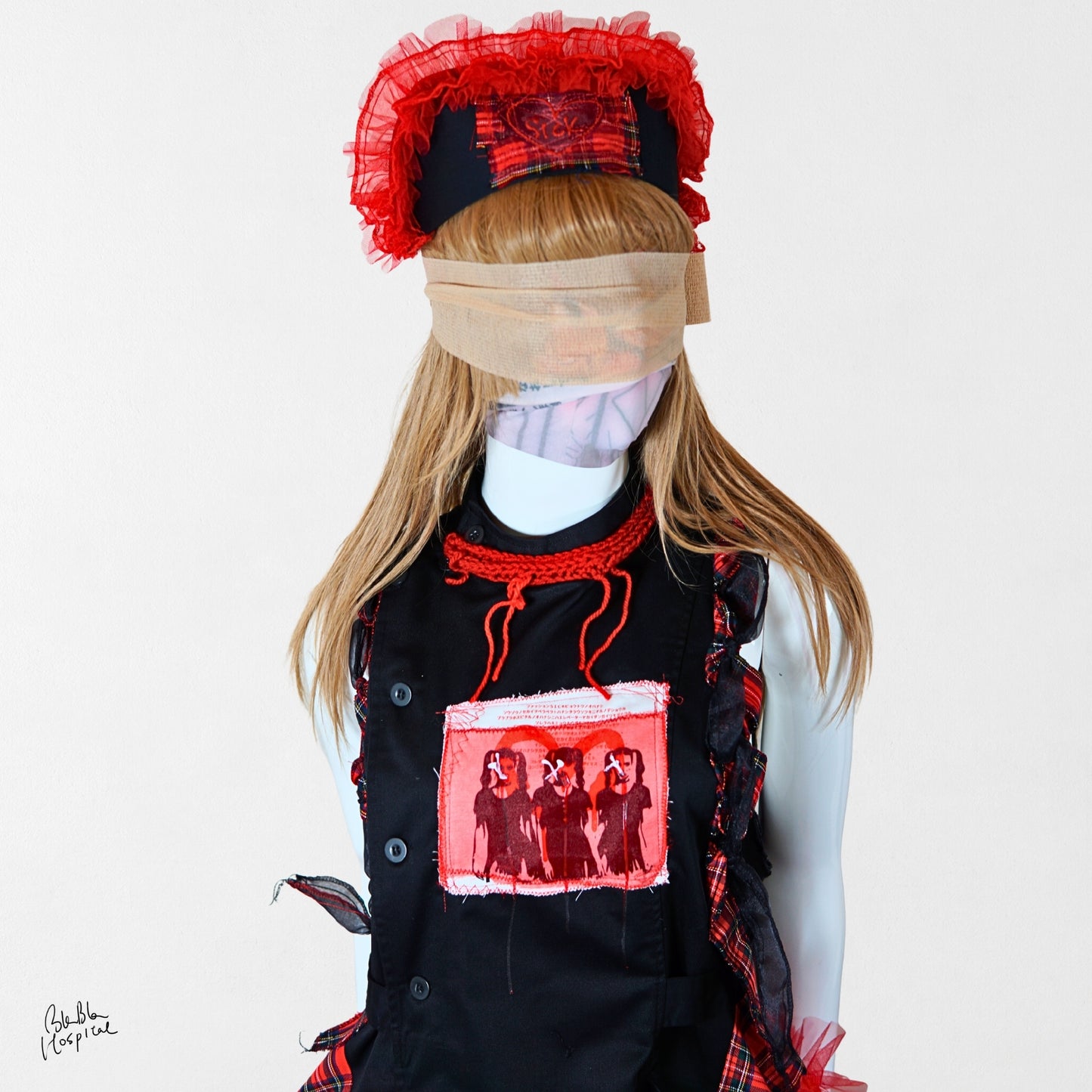 Heart No.010 | Sick  – 黒ナースキャップ