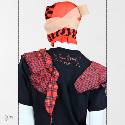 Heart No.001 | 赤黒記憶装置 シリーズ　– 黒 T-shirt