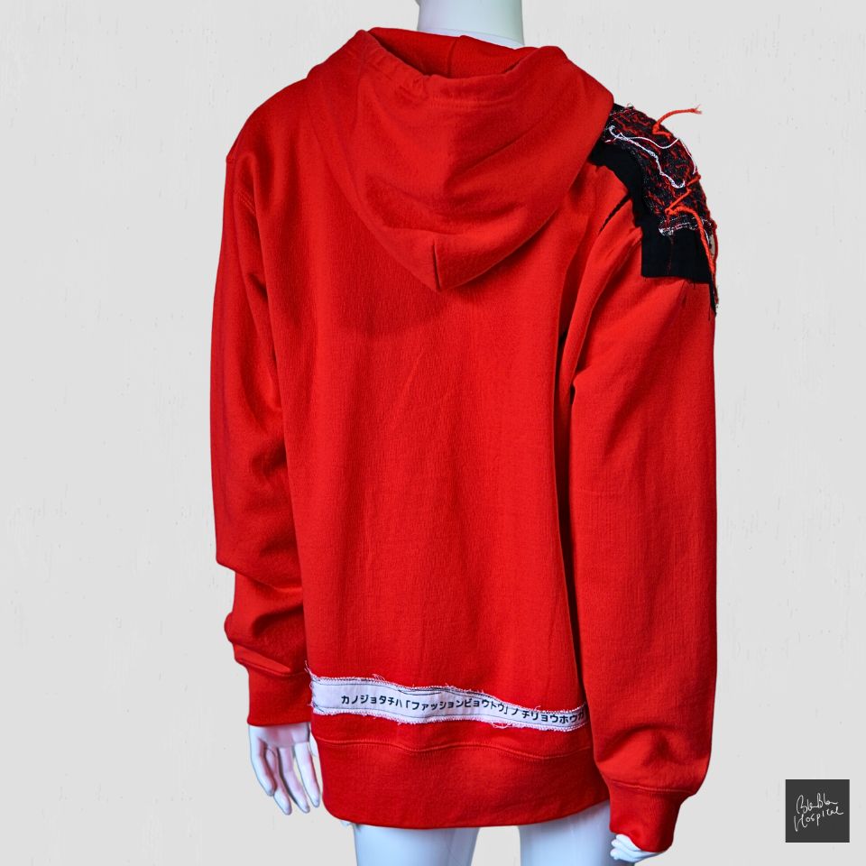 T-Shirt & Red Hoodie Set