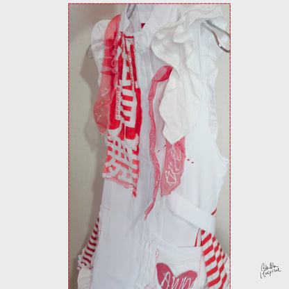BLABLA Nurse | “Omimai” Gauze Frill Detail Dress