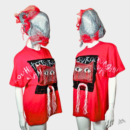 Twinmood – No.02b | “目の気配” T-shirt (Red)