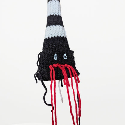 2 WAY SNAKE  – Narrow Scarf Black and White